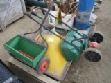 (2) Fertilizer Spreaders, Concrete Chute