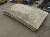 Quantity of 4' x 8' Plastic Travel Mats
