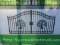 14' Bi-Parting Wrought Iron Gate