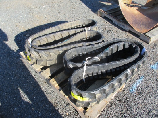 (2) Rubber Tracks