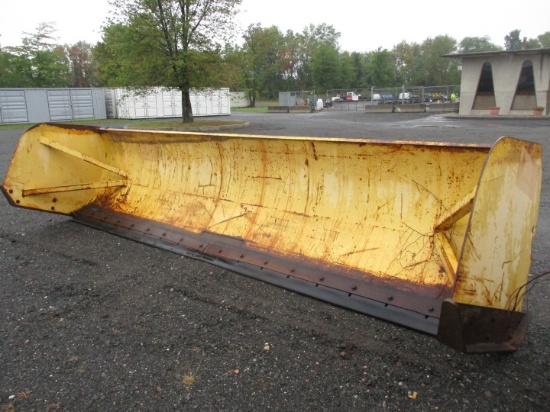 18' Avalanche Snow Pusher With Rubber Edge