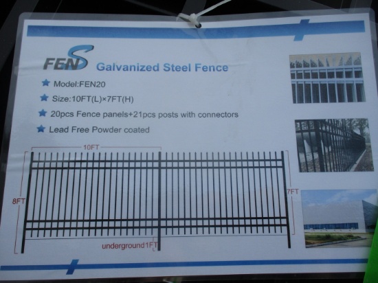 Galvanized Steel Fence