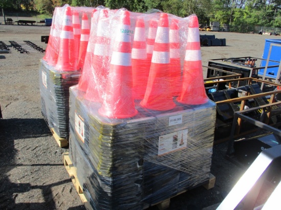 (250) Reflective Traffic Cones