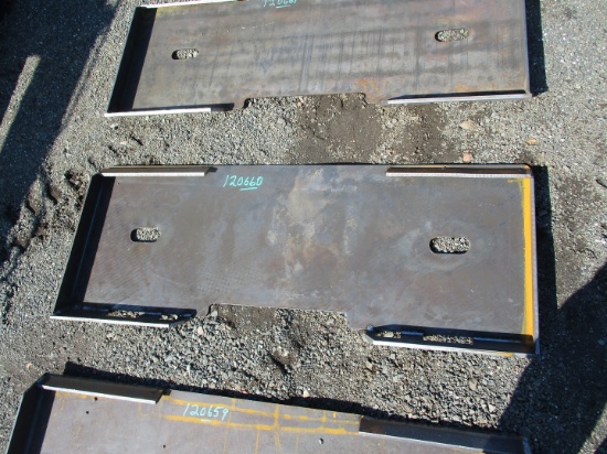 Skid Steer Blank Plate