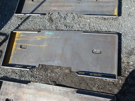 Skid Steer Blank Plate