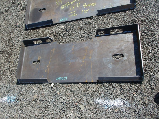 Skid Steer Blank Plate
