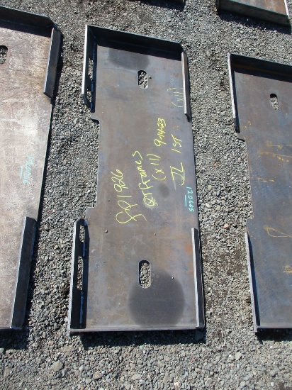 Skid Steer Blank Plate