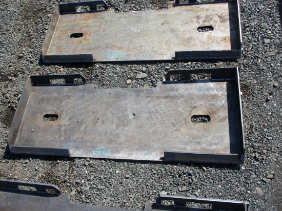 Skid Steer Blank Plate