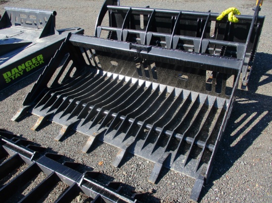 72" Skeleton Bucket With Teeth