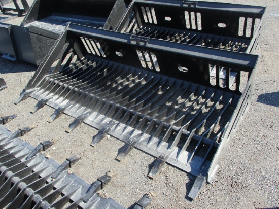 84" Skeleton Bucket With Teeth