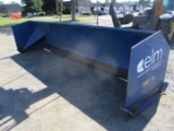 16' Pro-Tech Snow Pusher With Rubber Edge