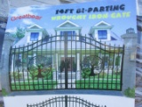 14' Bi-Parting Wrought Iron Gate