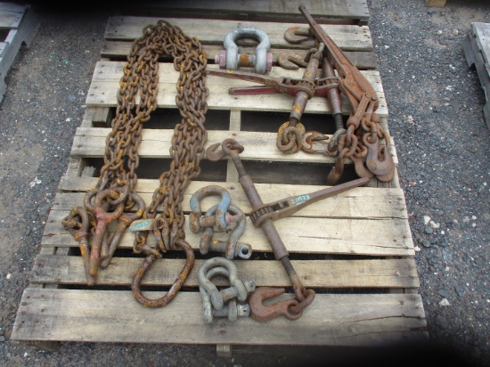Quantity of Assorted Chain Binders, Shackles,
