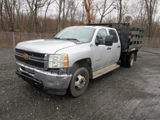 2012 Chevrolet 3500HD S/A Flatbed Dump Truck