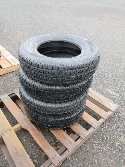 (4) Load Maxx 205/75R15 Trailer Tires