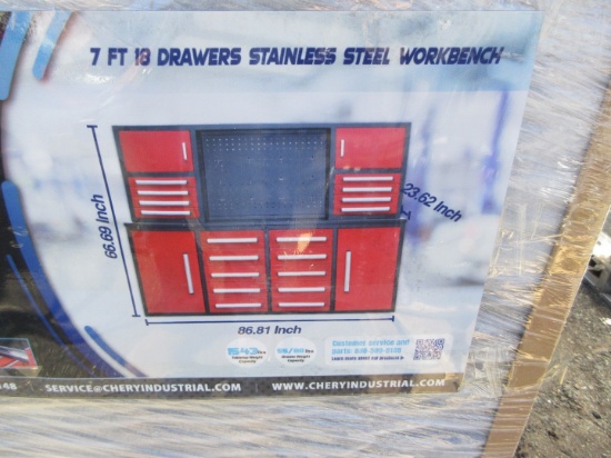 Steelman 7' Workbench Drawer Unit