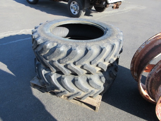 Firestone 13.6-28 Tires With Rims