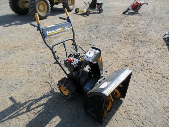 YARD MACHINES 22" SNOW BLOWER