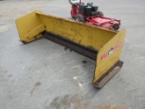 SNO BANDIT 8' SNOW PUSHER WITH RUBBER EDGE