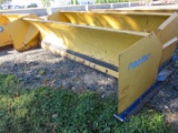 PROTECH 12' SNOW PUSHER WITH RUBBER EDGE