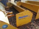 PROTECH SP12B SNOW PUSHER WITH RUBBER EDGE