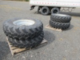 (4) GALAXY 13.00-24 TELEHANDLER TIRES ON RIMS