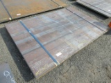 (2) STEEL ROAD PLATES