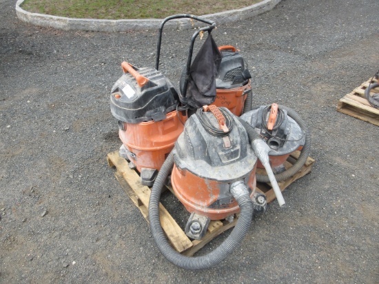 QUANTITY OF SHOP VACUUMS