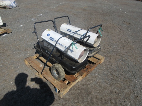 (2) LB WHITE TRADESMAN K65 PORTABLE HEATERS