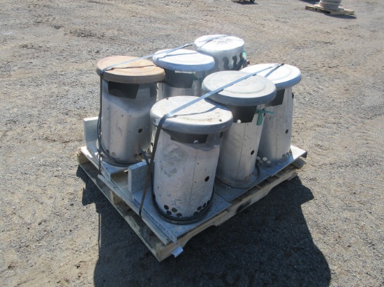 (6) PORTABLE PROPANE HEATERS