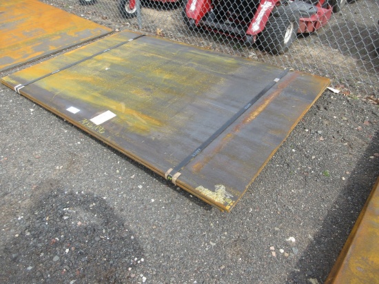 (2) STEEL ROAD PLATES