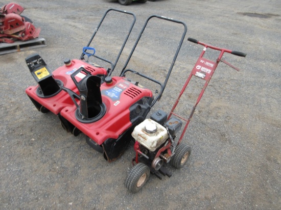 (2) TORO SNOW THROWERS,