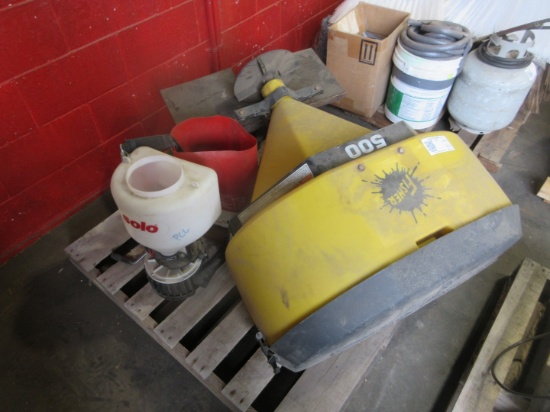 FISHER SAND/SALT SPREADER,