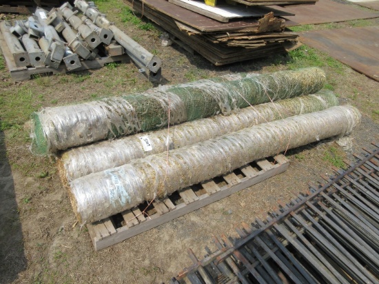 (5) 8' ROLLS OF STRAW BLANKET MATERIAL