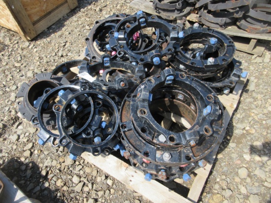 QUANTITY OF ASSORTED STEEL WATER LINE FITTINGS