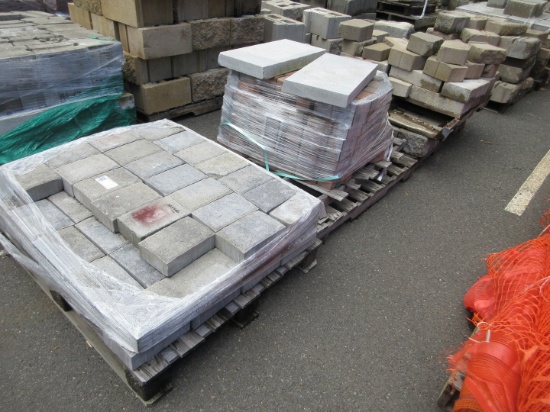 (3) PALLETS OF ASSORTED BLOCKS AND PAVERS
