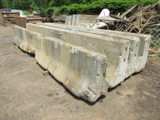 (4) 20' JERSEY BARRIERS