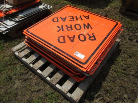 QUANTITY OF ASSORTED ROAD SIGNS