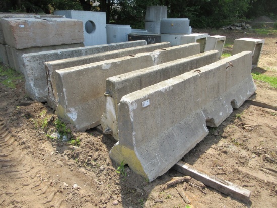 (4) 10' JERSEY BARRIERS