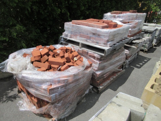 (3) PALLETS OF BRICKS