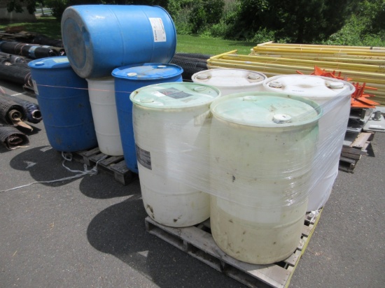 (10) PLASTIC BARRELS