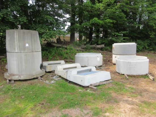 QUANTITY OF (7) CONCRETE STRUCTURES