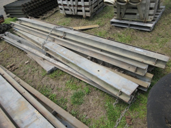 QUANTITY OF 11' GALVANIZED SPREADERS