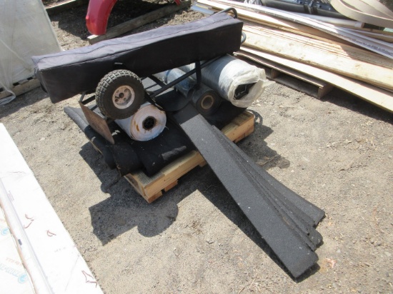 HAND TRUCK, POLYURETHANE SHEETING,