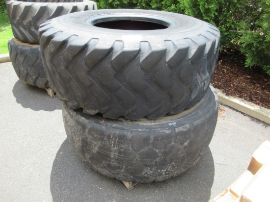 (2) 20.5R25 RADIAL WHEEL LOADER TIRES