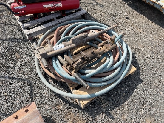 (2) PNEUMATIC AIR HAMMERS,