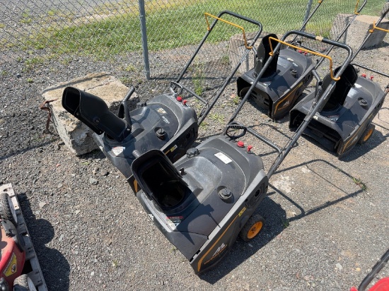 (2) MCCULLOGH MC621 SNOW THROWERS