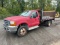 2001 FORD F550XL S/A FLATBED TRUCK