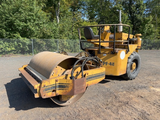 1985 INGERSOLL RAND SPF-48 SMOOTH DRUM VIBRATORY ROLLER
