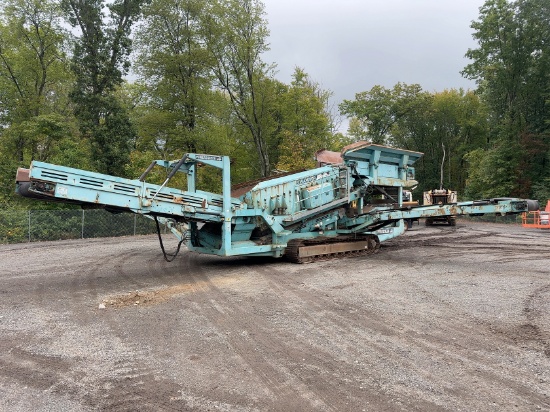 2006 POWERSCREEN WARRIOR 1800 3 PRODUCT TRACKED SCREENING PLANT